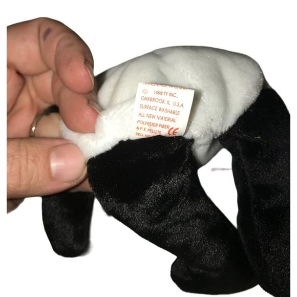 Vintage 1997 Fortune the Panda TY Beanie Baby with Tags - Picture 5 of 7